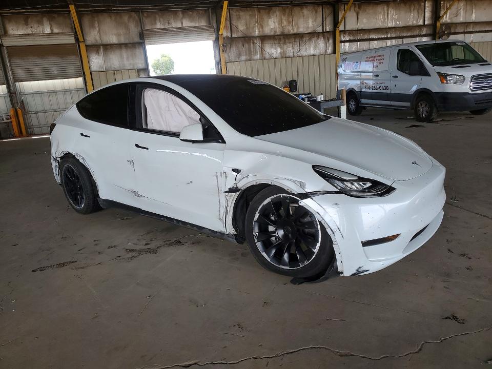 2022 Tesla VIN 7SAYGDEE3NF462218 COPART salvage auction — FRONT END, Az - Cert Of Title - Salvage, sold $175 on 2026-07-29 (photo 4)