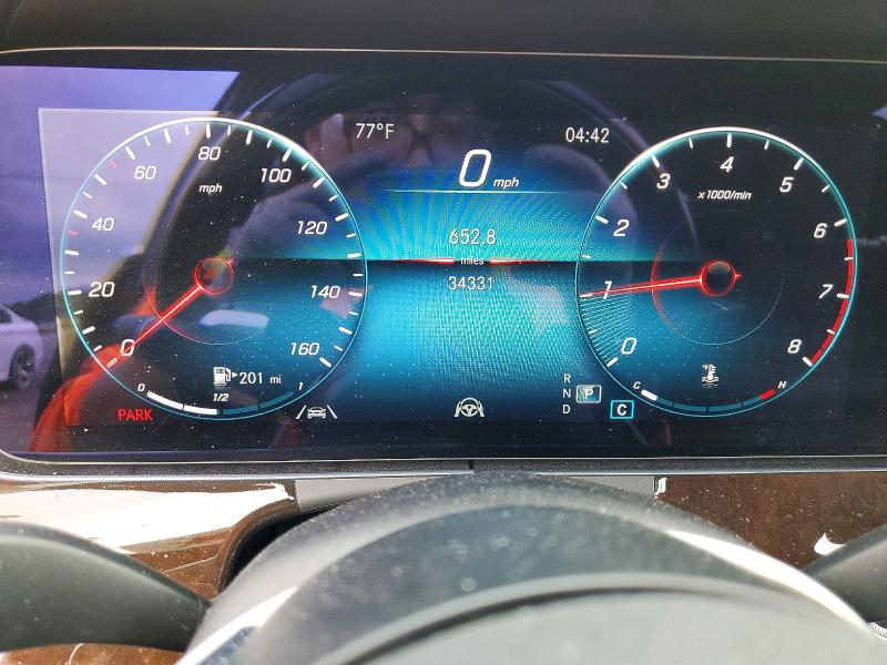 2021 Mercedes-benz E-klasse VIN W1KZF8EB0MA931960 COPART salvage auction — FRONT END, Fl - Cert Of Title Slvg Rebuildable, sold $10,100 on 2026-07-23 (photo 9)