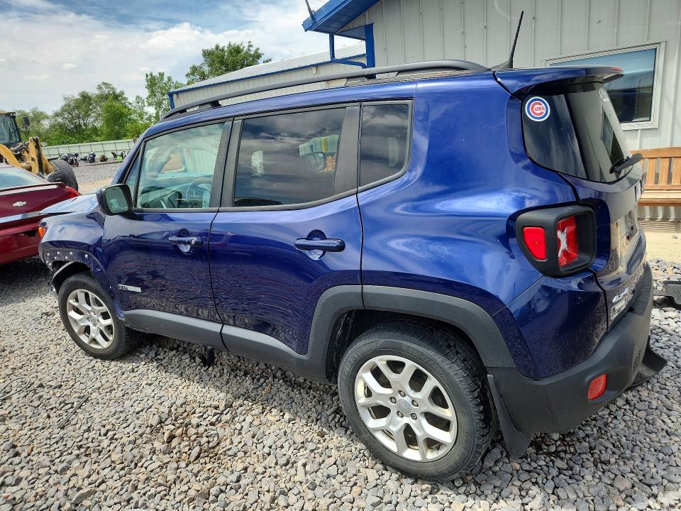 2018 Jeep Renegade VIN ZACCJBBB0JPG93359 COPART salvage auction — FRONT END, Il - Salvage Certificate, sold $600 on 2026-07-20 (photo 2)