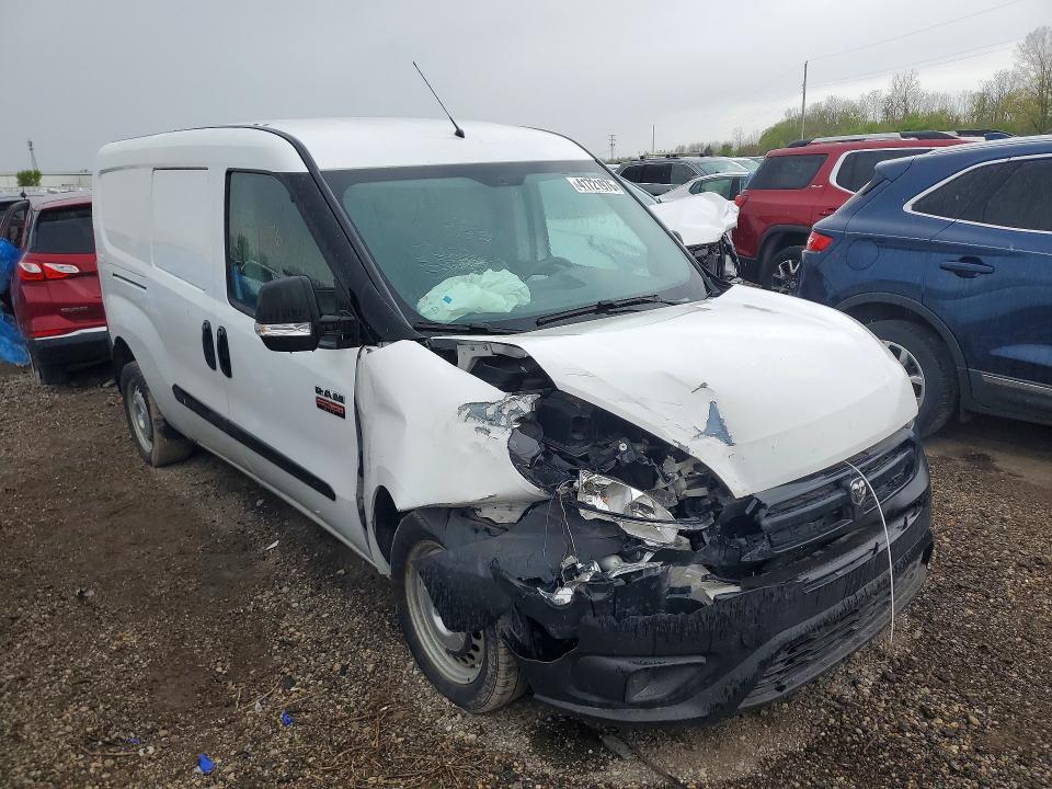 2017 Ram Promaster city VIN ZFBERFAB2H6D64787 COPART salvage auction — FRONT END, Mi - Dealer Only Clean Title, sold $325 on 2026-07-08 (photo 4)