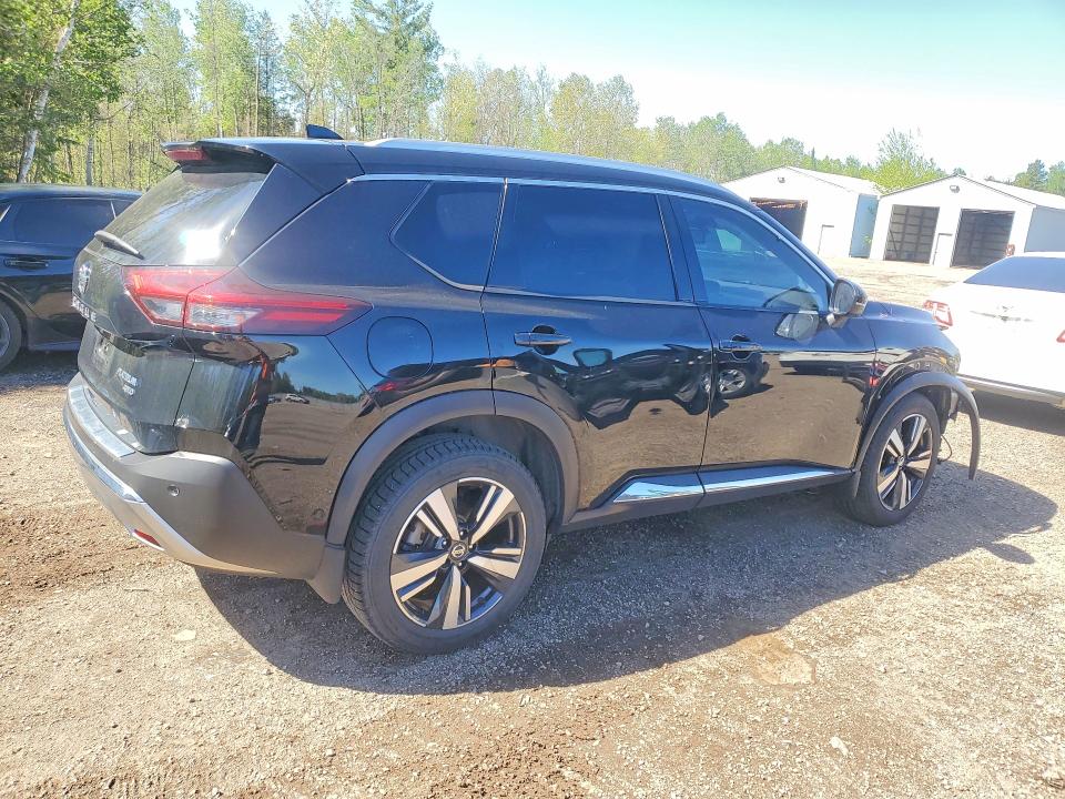 2021 Nissan Rogue VIN JN8AT3DD9MW307667 COPART salvage auction — FRONT END, On - Permit No Brand - Unfit, sold $9,900 on 2026-07-14 (photo 3)