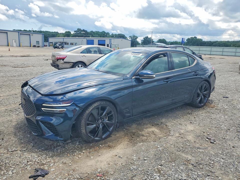 2023 Genesis G70 VIN KMTG34TA4PU133947 COPART salvage auction — FRONT END, Ar - Cert Of Title-Salvage, sold $60 on 2026-07-13 (photo 1)