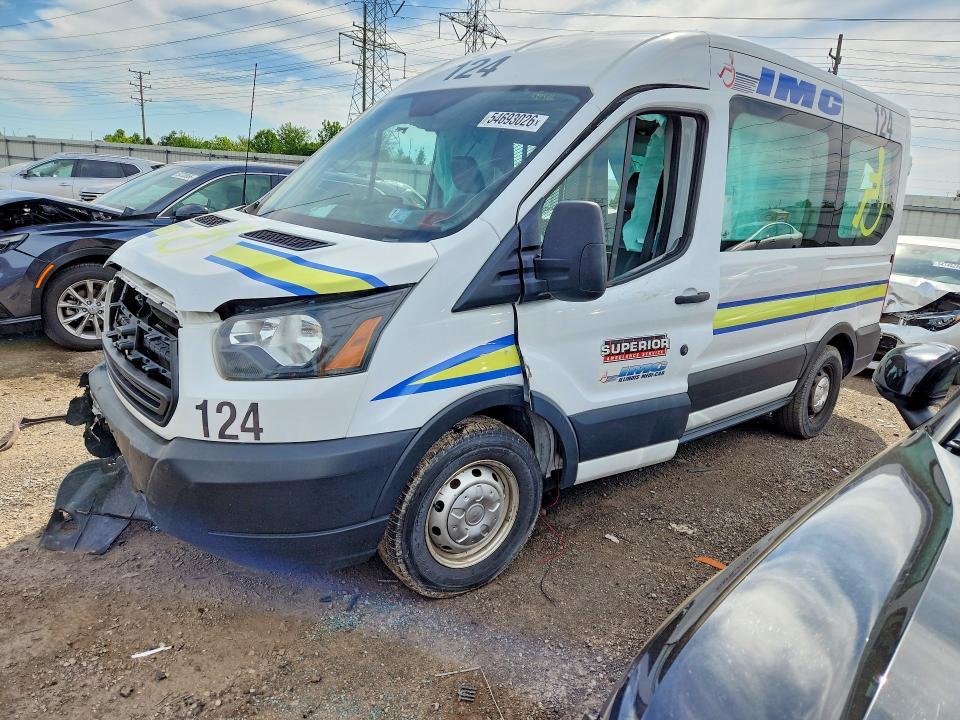 2019 Ford Transit VIN 1FDZK1CM0KKA70851 COPART salvage auction — SIDE, Il - Salvage Certificate, sold $975 on 2026-07-09 (photo 1)