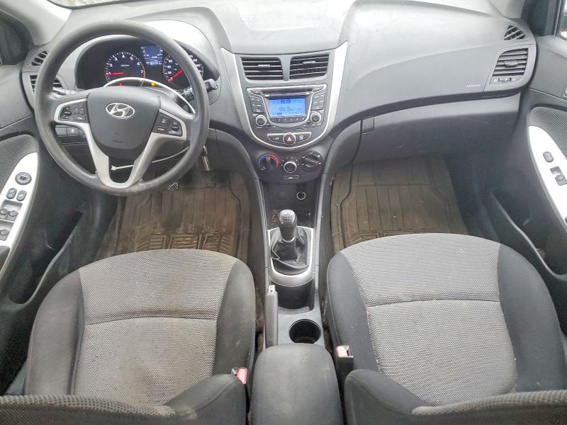 2012 Hyundai Accent VIN KMHCT5AE3CU048564 COPART salvage auction — FRONT END, Nb - Clean Title, sold $275 on 2026-07-30 (photo 8)