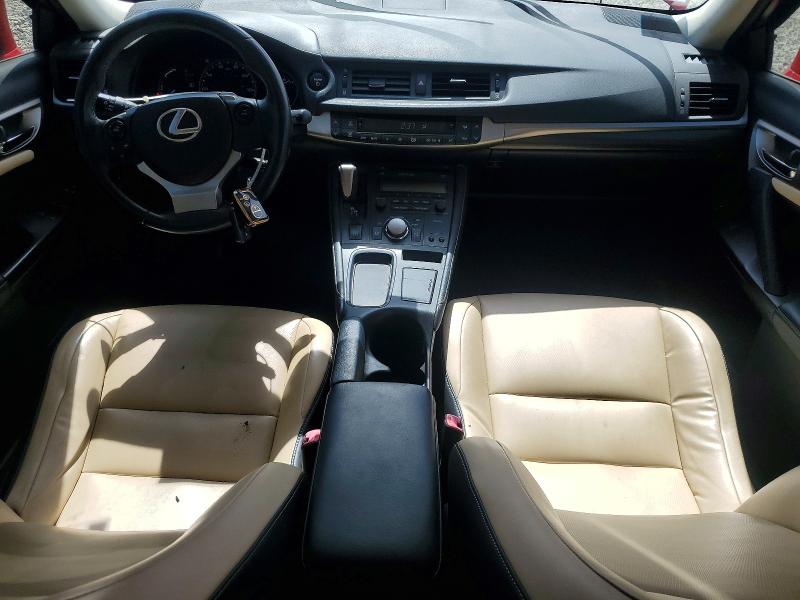 2014 Lexus Ct VIN JTHKD5BH7E2191004 COPART salvage auction — REAR END, Ma - Cert Of Title-Reconstrctd Coll, sold $2,700 on 2026-07-16 (photo 8)