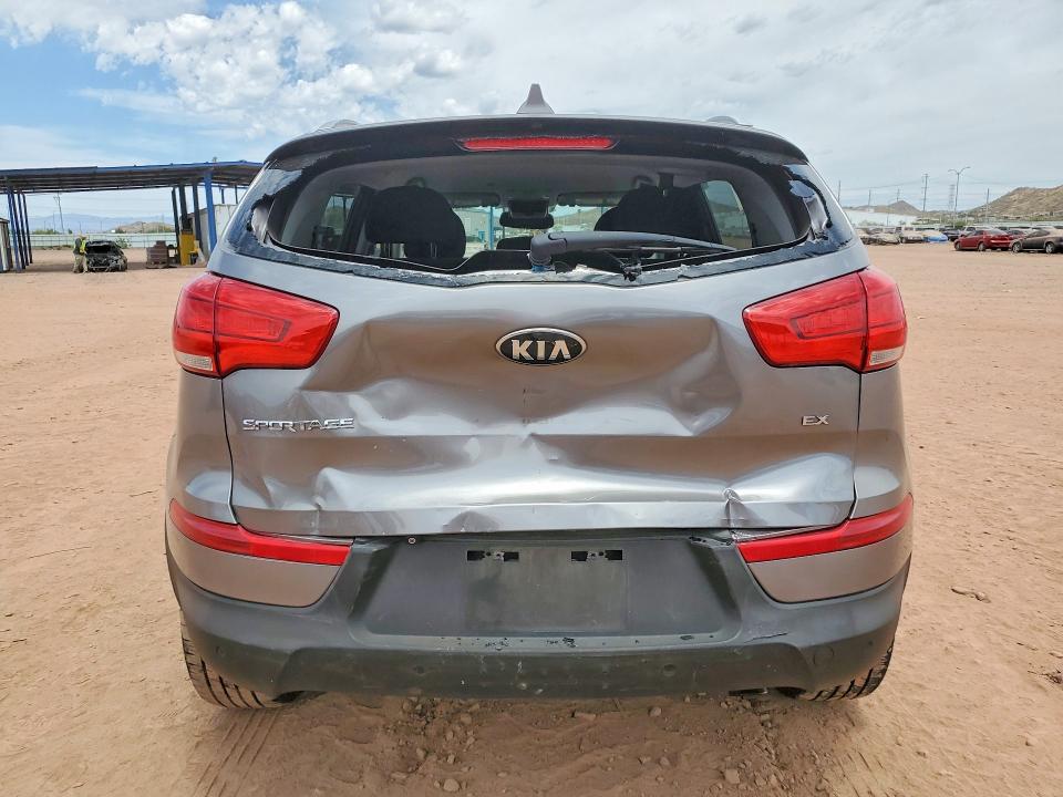 2014 Kia Sportage VIN KNDPC3ACXE7599584 COPART salvage auction — REAR END, Az - Cert Of Title - Salvage, sold $2,450 on 2026-07-07 (photo 6)