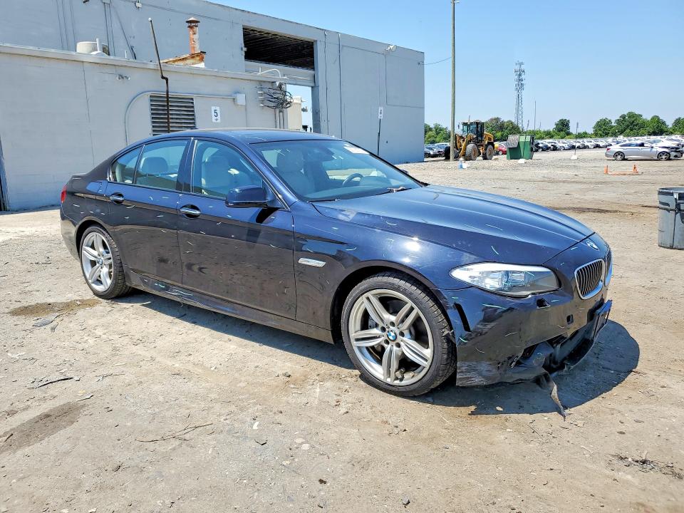 2013 BMW 5er VIN WBAFU7C50DDU67929 COPART salvage auction — FRONT END, Id - Salvage Certificate Of Title, sold $2,450 on 2026-07-15 (photo 4)