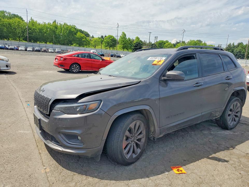 2020 Jeep Cherokee VIN 1C4PJMDX8LD644191 COPART salvage auction — FRONT END, Or - Salvage Title Certificate, sold $2,150 on 2026-08-09 (photo 1)