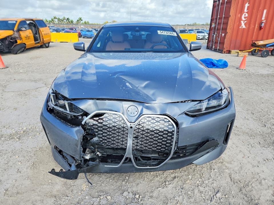 2026 BMW I4 VIN WBY63HD0XTFW33020 COPART salvage auction — FRONT END, Fl - Cert Of Title Slvg Rebuildable, sold $15 on 2026-07-29 (photo 5)