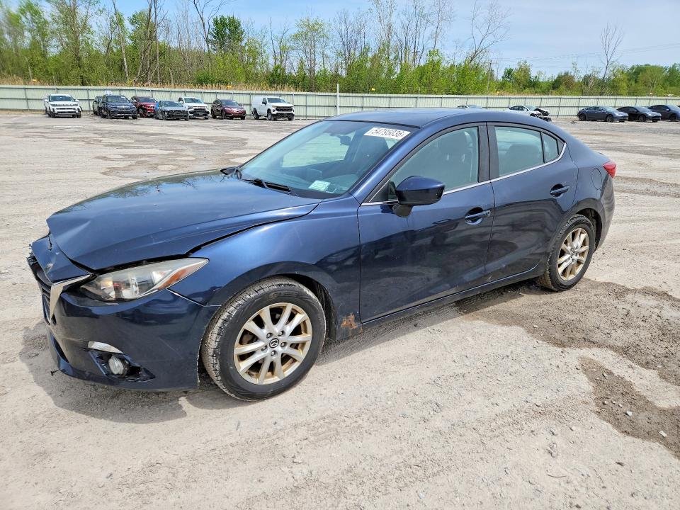 2015 Mazda VIN JM1BM1W73F1234823 COPART salvage auction — FRONT END, Ny - Mv-907A Salvage Certificate, sold $1,600 on 2026-07-06 (photo 1)