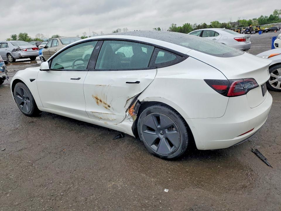 2021 Tesla Model 3 VIN 5YJ3E1EA2MF078051 COPART salvage auction — SIDE, Pa - Certificate Of Salvage, sold $7,400 on 2026-07-07 (photo 2)