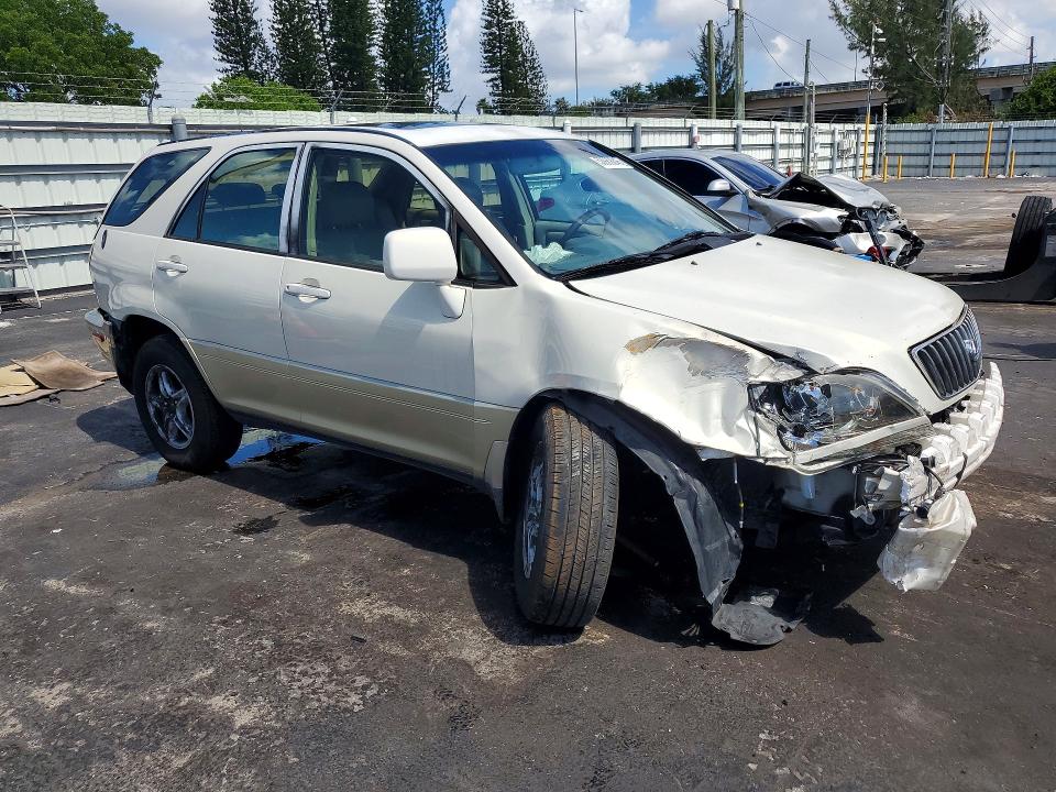 2000 Lexus Rx 300 VIN JT6GF10U2Y0065831 COPART salvage auction — FRONT END, FL - CERT OF TITLE SLVG REBUILDABLE, sold $575 on 2026-07-27 (photo 4)