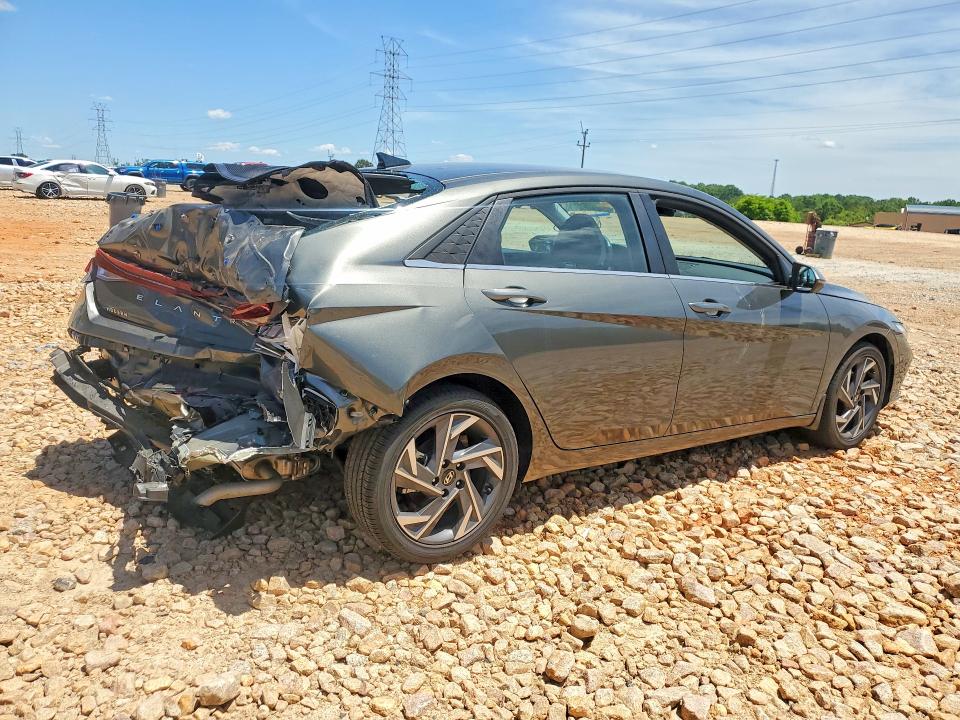 2025 Hyundai Elantra VIN KMHLN4DJ0SU176840 COPART salvage auction — REAR END, Nc - Salvage Certificate Of Title, sold $5,600 on 2026-07-20 (photo 3)