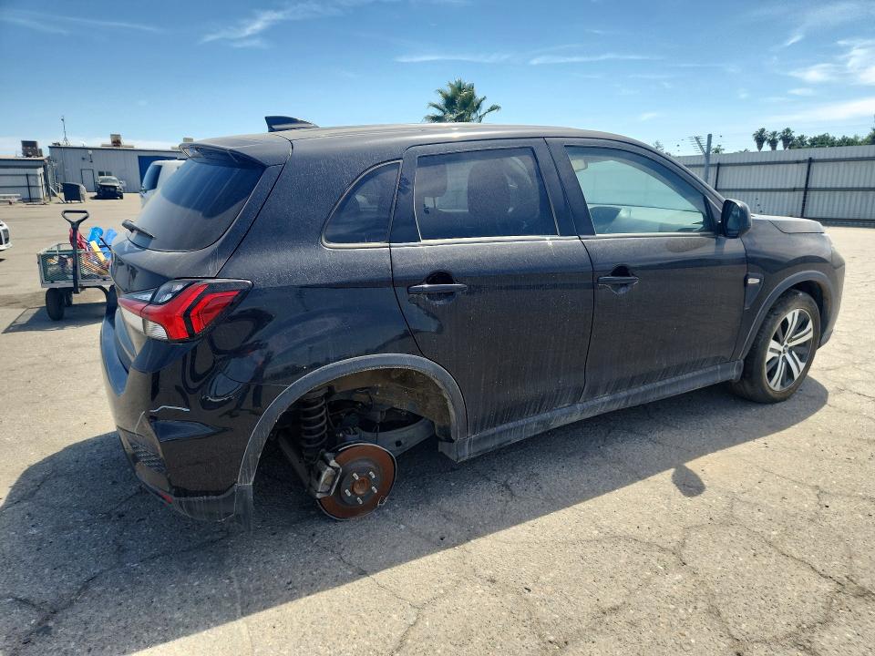 2022 Mitsubishi Outlander sport VIN JA4APUAUXNU007170 COPART salvage auction — REAR END, CA - CERTIFICATE OF TITLE, sold $3,600 on 2026-07-16 (photo 3)
