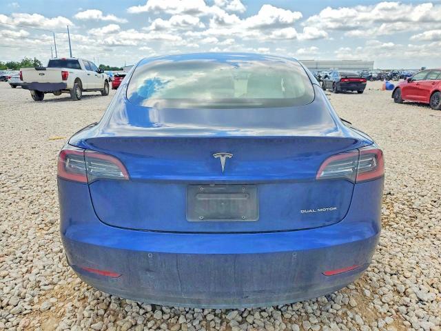 2021 Tesla Model 3 VIN 5YJ3E1EB8MF961001 COPART salvage auction — SIDE, Tx - Salvage Vehicle Title, sold $2,550 on 2026-07-23 (photo 6)