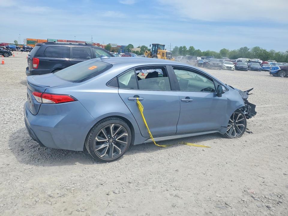 2021 Toyota Corolla VIN JTDS4MCE6MJ063146 COPART salvage auction — FRONT END, Oh - Cert Of Title-Salvage, sold $3,850 on 2026-07-02 (photo 3)