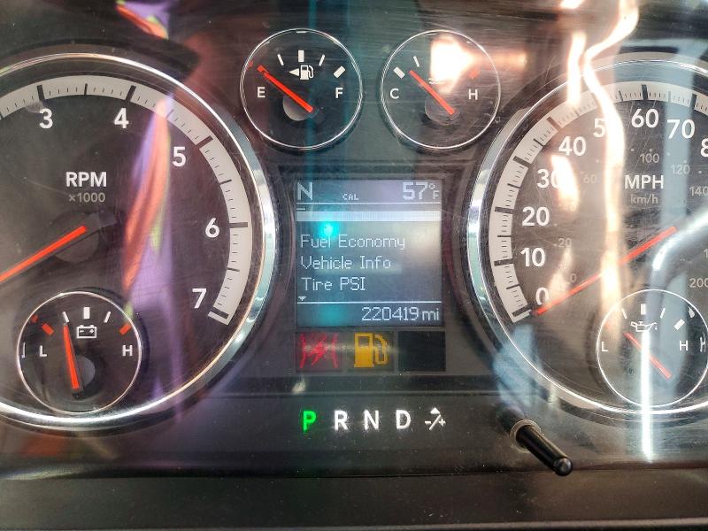 2010 Dodge Ram 1500 VIN 1D7RV1GP7AS200838 COPART salvage auction — MECHANICAL, Mt - Dis/Dlr/Exp Only Clean Title, sold $725 on 2026-07-30 (photo 9)