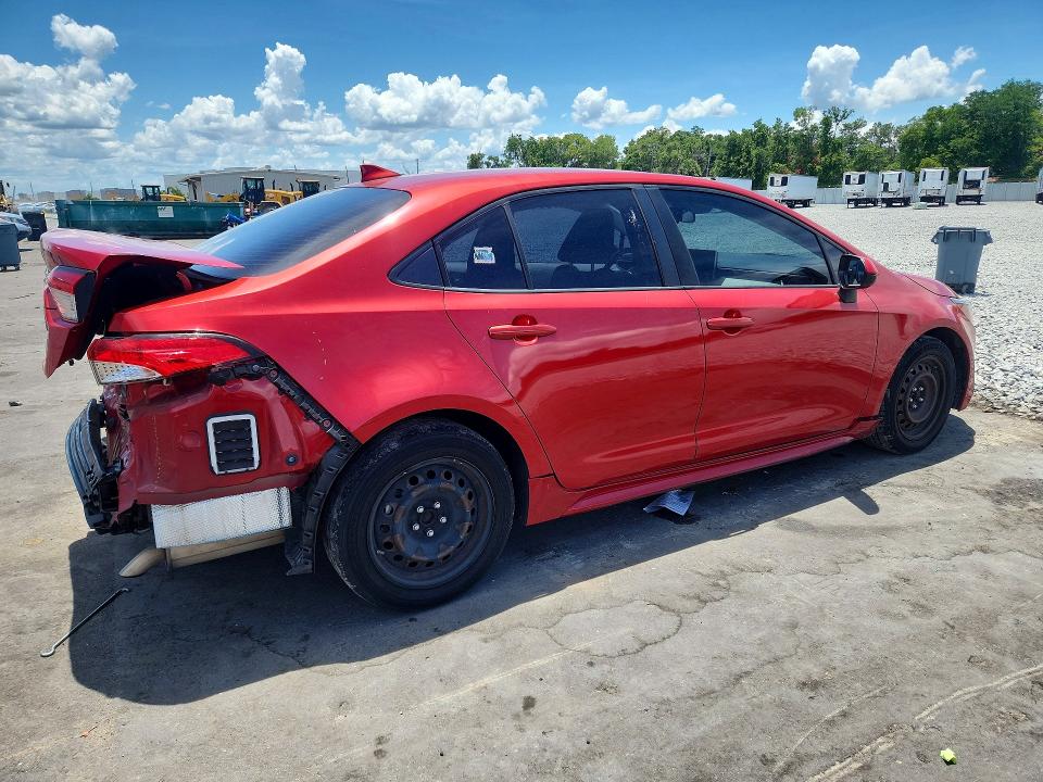 2020 Toyota Corolla VIN JTDEPRAE1LJ058875 COPART salvage auction — REAR END, Fl - Cert Of Title Slvg Rebuildable, sold $3,800 on 2026-07-15 (photo 3)