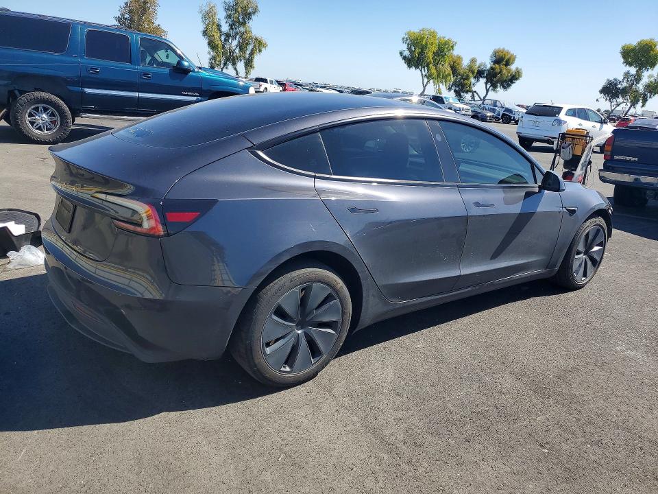 2024 Tesla Model 3 VIN 5YJ3E1EA8RF862158 COPART salvage auction — FRONT END, Ca - Salvage Certificate, sold $10,900 on 2026-07-20 (photo 3)