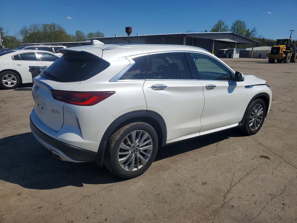 2024 Infiniti Qx50 VIN 3PCAJ5BB7RF114587 COPART salvage auction — FRONT END, NY, sold $10,000 on 2026-08-17 (photo 3)