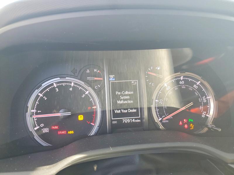 2021 Toyota 4runner VIN JTEJU5JRXM5955220 COPART salvage auction — FRONT END, Fl - Cert Of Title Slvg Rebuildable, sold $16,400 on 2026-07-08 (photo 9)