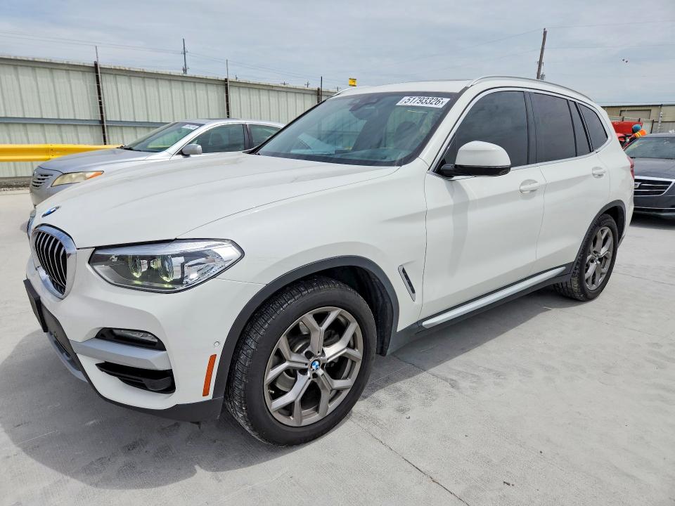2020 BMW VIN 5UXTY3C0XL9B76008 COPART salvage auction — HAIL, Tx - Certificate Of Title, sold $250 on 2026-07-31 (photo 1)