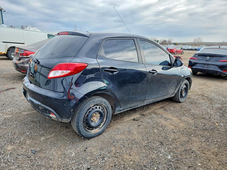 2012 Mazda 2 VIN JM1DE1KY1C0144821 COPART salvage auction — FRONT END, On - Permit No Brand - Unfit, sold $625 on 2026-07-07 (photo 3)