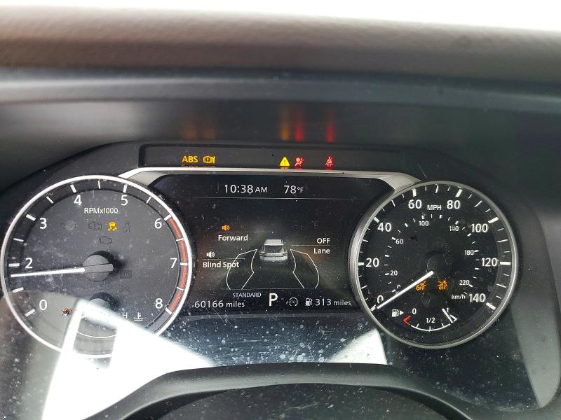 2023 Nissan Rogue VIN JN8BT3BAXPW433943 COPART salvage auction — FRONT END, Tx - Salvage Vehicle Title, sold $6,700 on 2026-07-17 (photo 9)