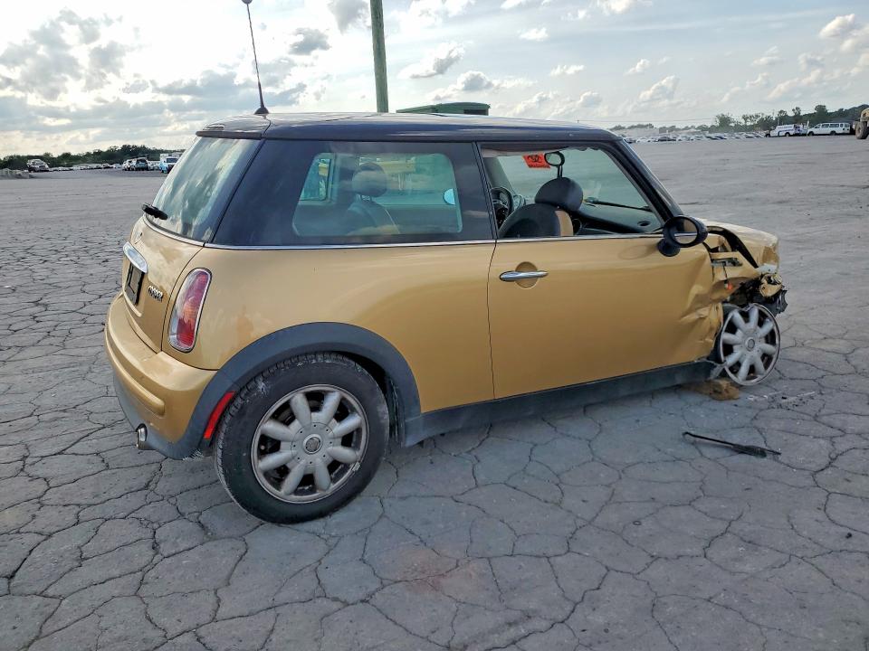2003 Mini Cooper VIN WMWRC33433TJ51459 COPART salvage auction — FRONT END, Tn - Salvage Certificate, sold $250 on 2026-07-08 (photo 3)