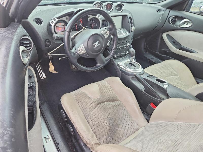 2010 Nissan 370z VIN JN1AZ4EH5AM500796 COPART salvage auction — VANDALISM, Ca - Salvage Certificate, sold $3,300 on 2026-07-14 (photo 8)