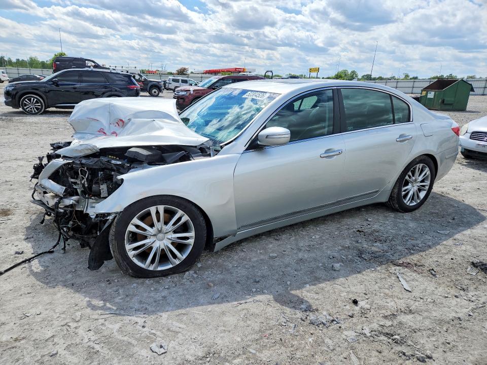 2009 Hyundai Genesis VIN KMHGC46F29U062798 COPART salvage auction — UNDERCARRIAGE, Il - Salvage Certificate, sold $400 on 2026-07-06 (photo 1)