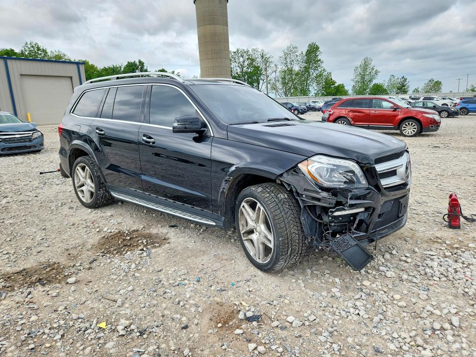 2014 Mercedes-benz Gl-klasse VIN 4JGDF7DE0EA315344 COPART salvage auction — FRONT END, Mi - Certificate Of Title, sold $1,750 on 2026-07-02 (photo 4)