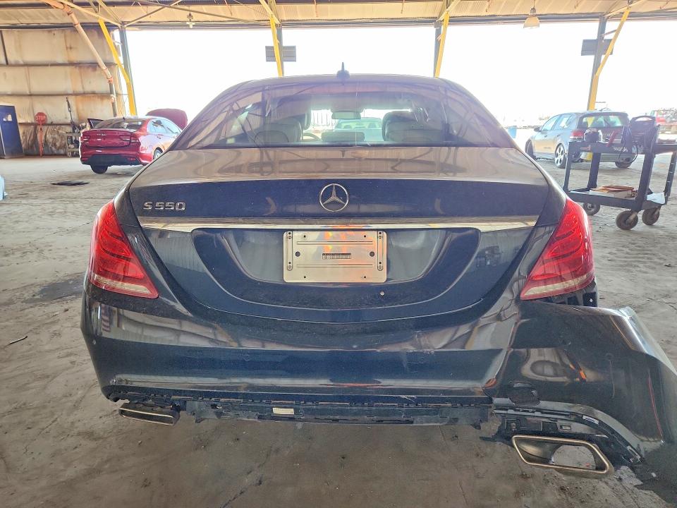 2014 Mercedes-benz S-klasse VIN WDDUG8CB7EA009262 COPART salvage auction — REAR END, Az - Certificate Of Title, sold $3,700 on 2026-07-06 (photo 6)