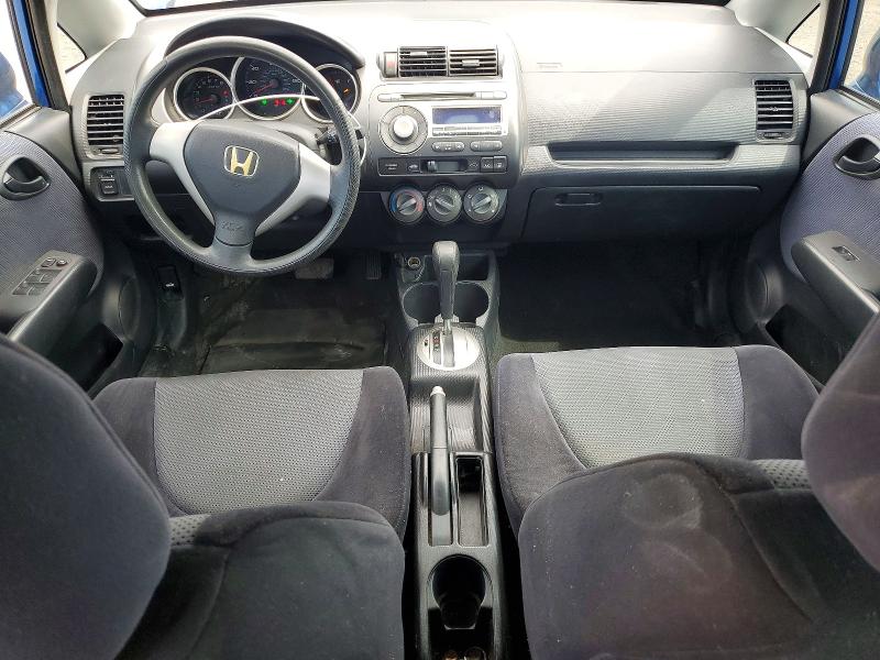 2007 Honda Fit VIN JHMGD38457S059022 COPART salvage auction — FRONT END, Il - Salvage Certificate, sold $225 on 2026-07-10 (photo 8)