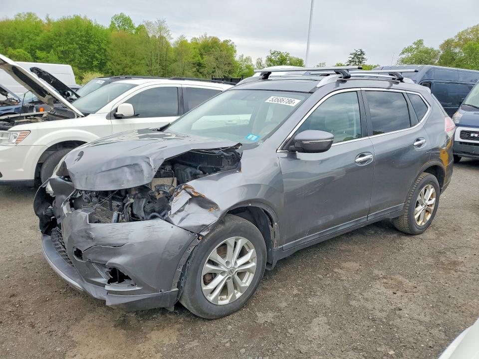 2015 Nissan VIN 5N1AT2MV6FC772809 COPART salvage auction — FRONT END, Nh - Certificate Of Title (P), sold $1,150 on 2026-07-21 (photo 1)