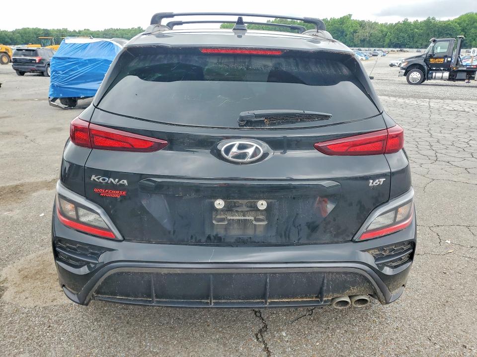 2022 Hyundai VIN KM8K33A38NU786054 COPART salvage auction — FRONT END, Tn - Salvage Certificate, sold $4,100 on 2026-07-30 (photo 6)