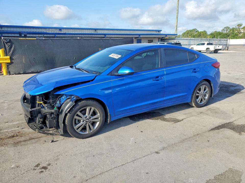 2017 Hyundai Elantra VIN KMHD84LF8HU369450 COPART salvage auction — FRONT END, Fl - Cert Of Title Slvg Rebuildable, sold $2,650 on 2026-07-14 (photo 1)
