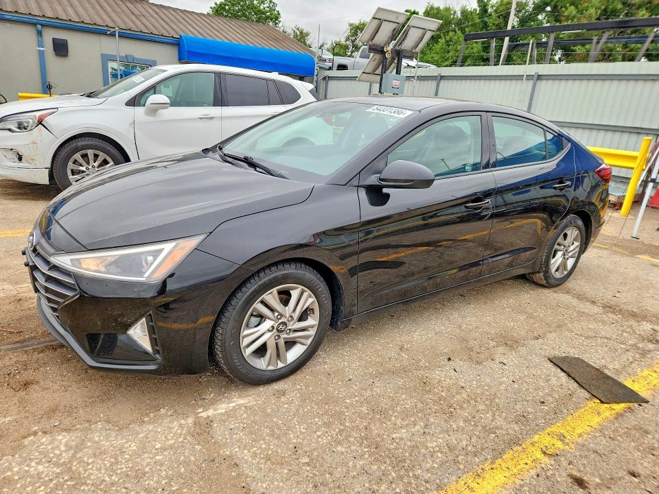 2019 Hyundai Elantra VIN KMHD84LF1KU730377 COPART salvage auction — VANDALISM, KS - CERT OF TITLE-SALVAGE, sold $2,700 on 2026-07-15 (photo 1)