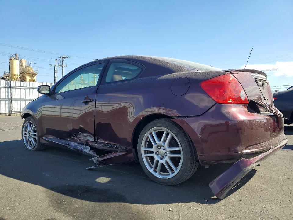 2005 Scion Tc VIN JTKDE167850061528 COPART salvage auction — FRONT END, Ca - Salvage Certificate, sold $475 on 2026-07-08 (photo 2)