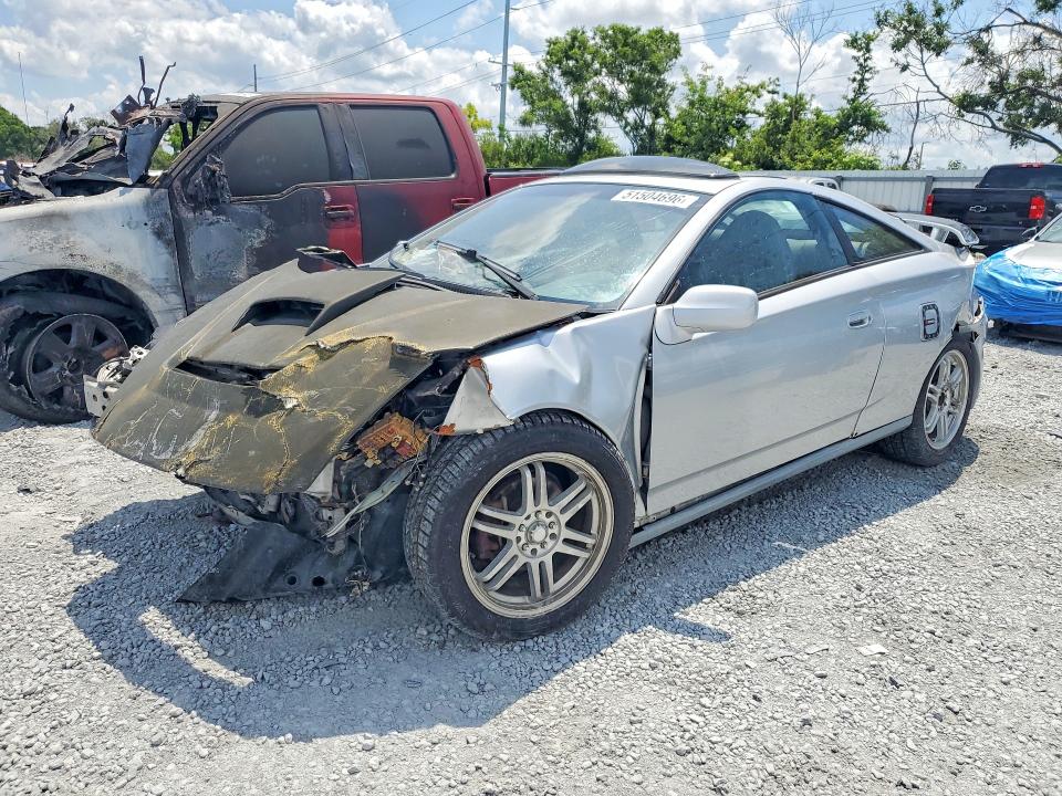 2001 Toyota Celica VIN JTDDR32T810096977 COPART salvage auction — FRONT END, Fl - Cert Of Title Slvg Rebuildable, sold $375 on 2026-07-06 (photo 1)