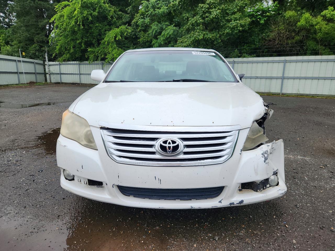 2008 Toyota Avalon VIN 4T1BK36B08U269984 COPART salvage auction — Front End, LA - CERT OF TITLE-SALVAGE (P), sold $900 on 2026-07-09 (photo 5)
