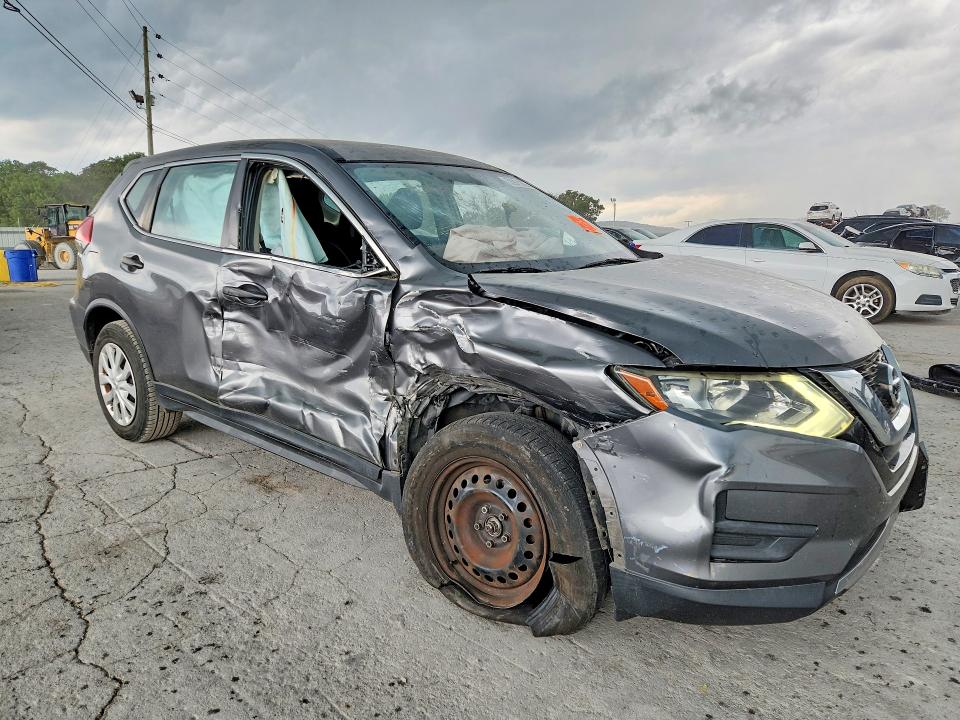 2017 Nissan Rogue VIN JN8AT2MV9HW023576 COPART salvage auction — SIDE, TN - SALVAGE CERTIFICATE, sold $175 on 2026-07-29 (photo 4)