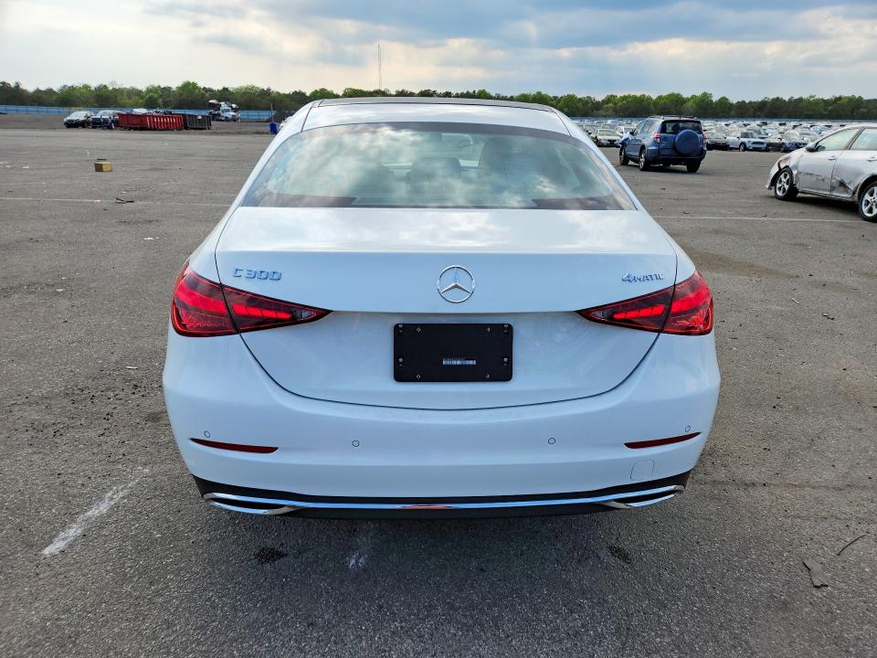 2026 Mercedes-benz C class VIN W1KAF4HB2TR326890 COPART salvage auction — FRONT END, NY - MV-907A SALVAGE CERTIFICATE, sold $23,100 on 2026-07-20 (photo 6)