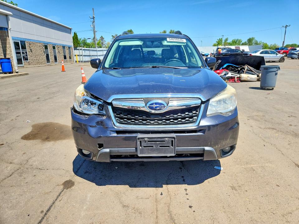 2014 Subaru Forester VIN JF2SJAHCXEH501921 COPART salvage auction — FRONT END, Ct - Cert Of Title-Salvage, sold $1,250 on 2026-07-10 (photo 5)