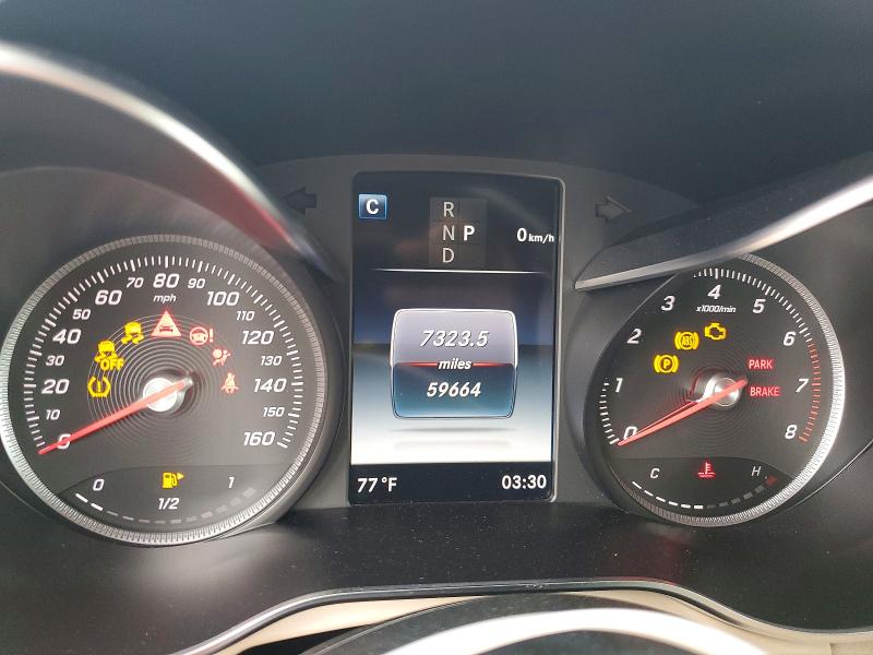 2018 Mercedes-benz Glc VIN WDC0G4KB5JV094683 COPART salvage auction — REAR END, Tx - Salvage Vehicle Title, sold $8,600 on 2026-07-09 (photo 9)