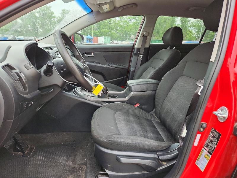 2012 Kia Sportage VIN KNDPB3A25C7229778 COPART salvage auction — REAR END, Md - Cert Of Salvage < 75% Damage, sold $1,150 on 2026-07-02 (photo 7)