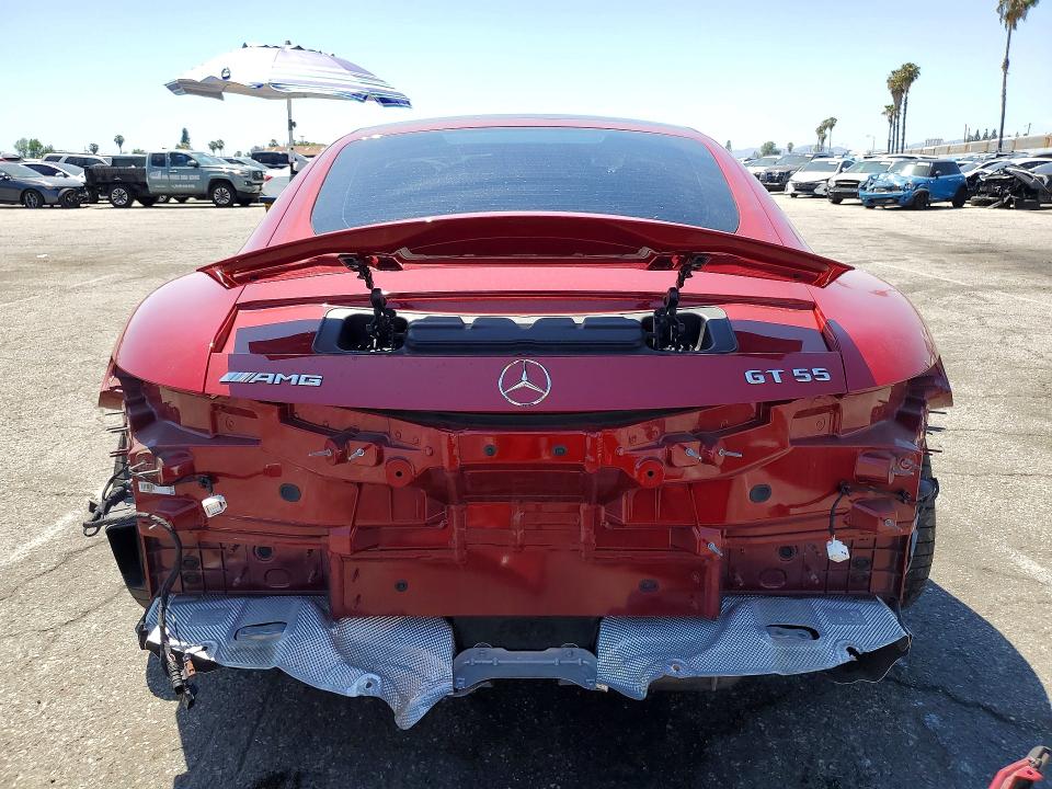 2024 Mercedes-benz AMG GT VIN W1KRJ8AB2RF003369 COPART salvage auction — REAR END, Ca - Salvage Certificate, sold $76,000 on 2026-07-24 (photo 6)