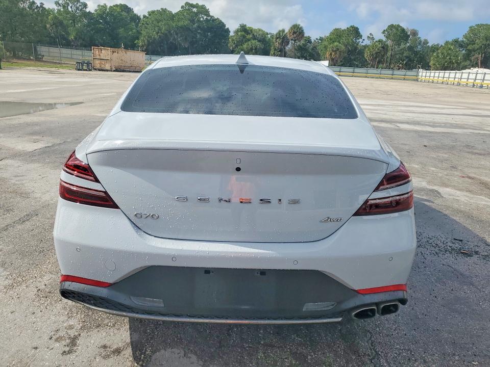 2023 Genesis VIN KMTG34TA1PU105152 COPART salvage auction — MINOR DENT/SCRATCHES, Fl - Cert Of Title Slvg Rebuildable, sold $12,000 on 2026-07-08 (photo 6)