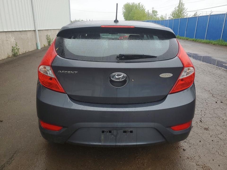 2012 Hyundai Accent VIN KMHCT5AE3CU048564 COPART salvage auction — FRONT END, Nb - Clean Title, sold $275 on 2026-07-30 (photo 6)