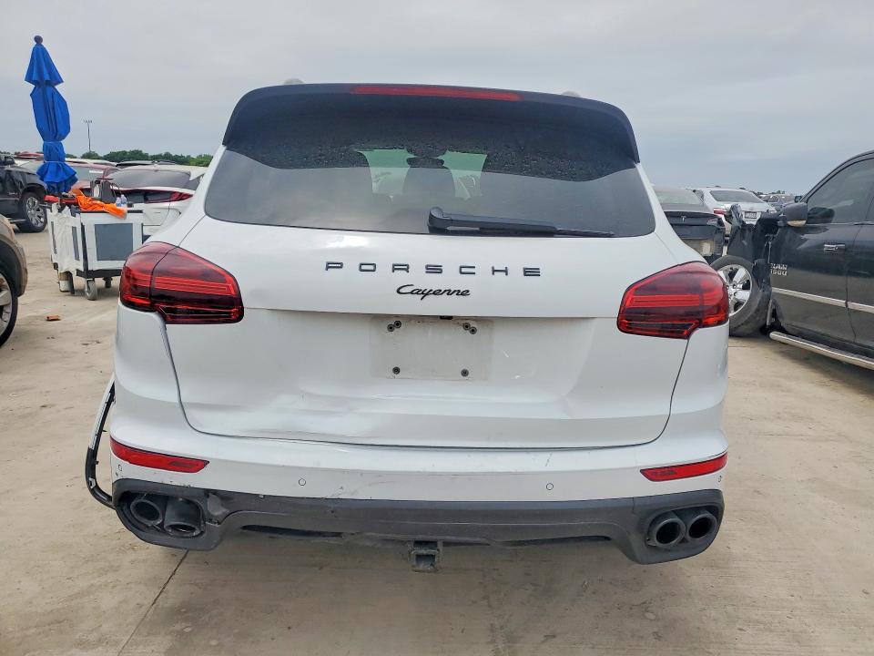 2018 Porsche Cayenne VIN WP1AA2A29JKA02606 COPART salvage auction — REAR END, Tx - Salvage Vehicle Title, sold $10,100 on 2026-07-20 (photo 6)